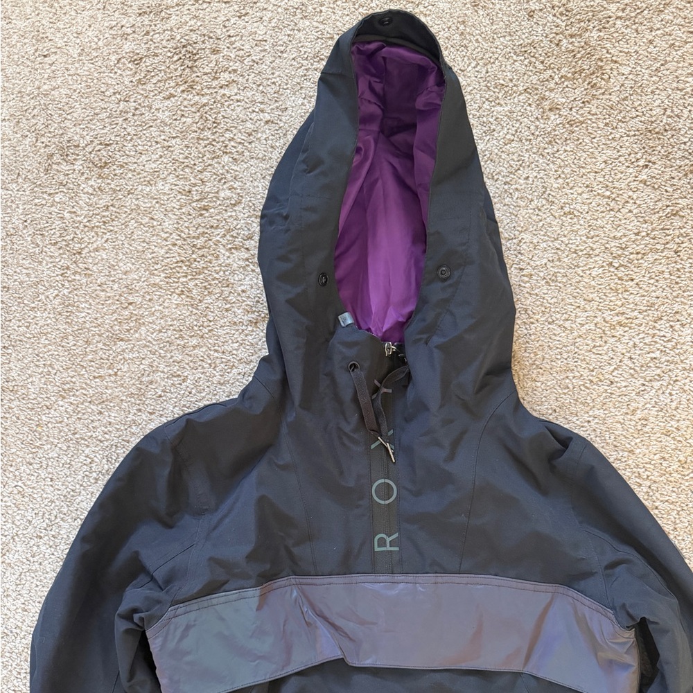 Roxy Black Iridescent Ski Jacket - image 2